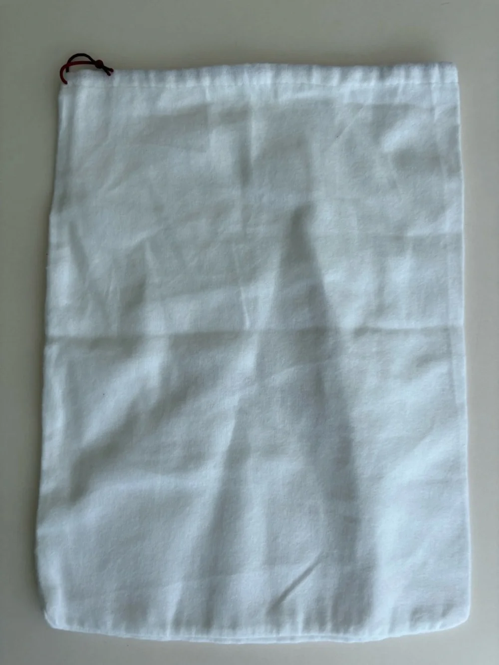 Christian Louboutin White Dust Bag with Red Logo
